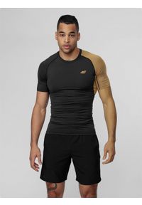 4f - Spodenki treningowe męskie. Kolor: czarny. Materiał: włókno, dzianina. Sport: fitness #2