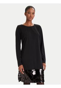 DKNY Sukienka koktajlowa DD5J1N09 Czarny Relaxed Fit. Kolor: czarny. Materiał: syntetyk. Styl: wizytowy #1