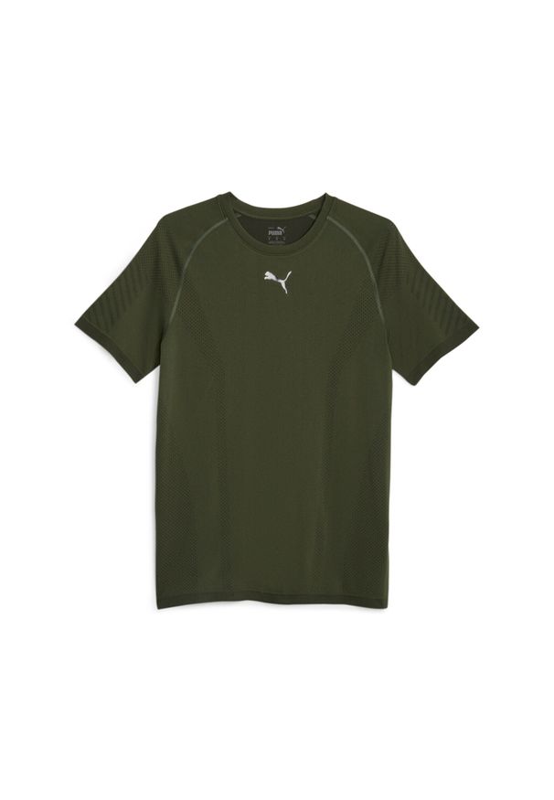 Jersey Puma Train Formknit Seamless. Kolor: zielony. Materiał: jersey. Sport: fitness