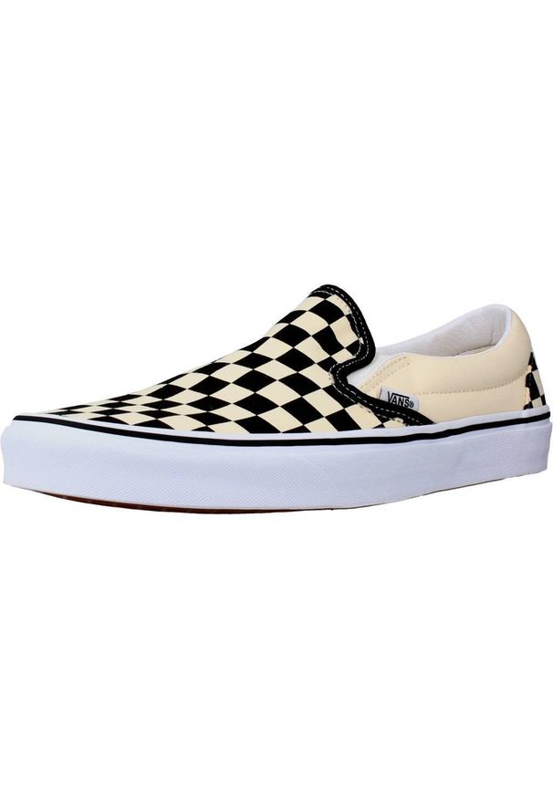 Tenisówki Vans Model Classic Slip-on Kolor Biały. Zapięcie: bez zapięcia. Kolor: biały. Materiał: tkanina. Model: Vans Classic. Sport: skateboard