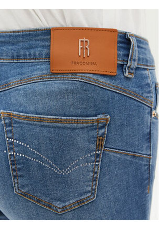 Fracomina Jeansy FP25SV8000D46002 Niebieski Slim Fit. Kolor: niebieski