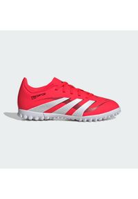 Adidas - Buty Predator Club TF Kids. Kolor: biały, czerwony, wielokolorowy, czarny. Materiał: materiał