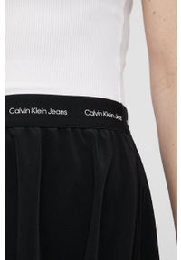 Calvin Klein Jeans sukienka J20J218348.PPYY kolor biały mini rozkloszowana. Kolor: biały. Długość rękawa: na ramiączkach. Typ sukienki: rozkloszowane. Długość: mini #2