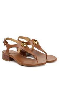 MICHAEL Michael Kors Sandały Mckenzie 40T6MZFS1L Brązowy. Kolor: brązowy. Materiał: skóra #5