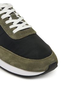 Calvin Klein Sneakersy Retro Runner Ess Mix Mat YM0YM01361 Czarny. Kolor: czarny. Materiał: skóra, zamsz #6