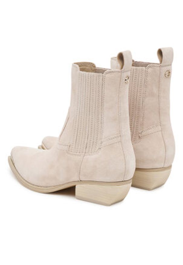 Guess Kowbojki FLTLN2 SUE10 Beżowy. Kolor: beżowy. Materiał: skóra, zamsz