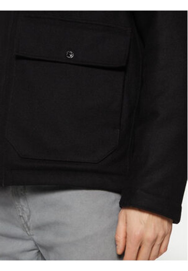 Stone Island Kurtka przejściowa 8115454F4 Czarny Regular Fit. Kolor: czarny. Materiał: wełna