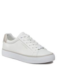 Calvin Klein Sneakersy Vulc Lace Up - Diamond Foxing HW0HW01865 Biały. Kolor: biały #3
