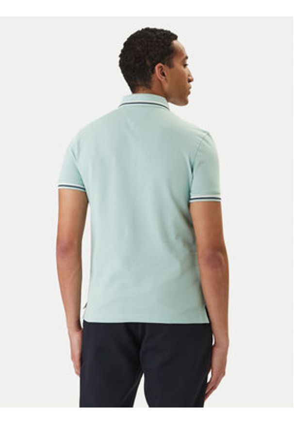 TOMMY HILFIGER - Tommy Hilfiger Polo Seasonal MW0MW39993 Zielony Slim Fit. Typ kołnierza: polo. Kolor: zielony. Materiał: bawełna