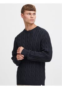 !SOLID - Solid Sweter 21107899 Granatowy Regular Fit. Kolor: niebieski. Materiał: bawełna #1