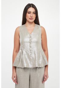 Joseph Ribkoff - Kamizelka damska lniana JOSEPH RIBKOFF. Materiał: len #3