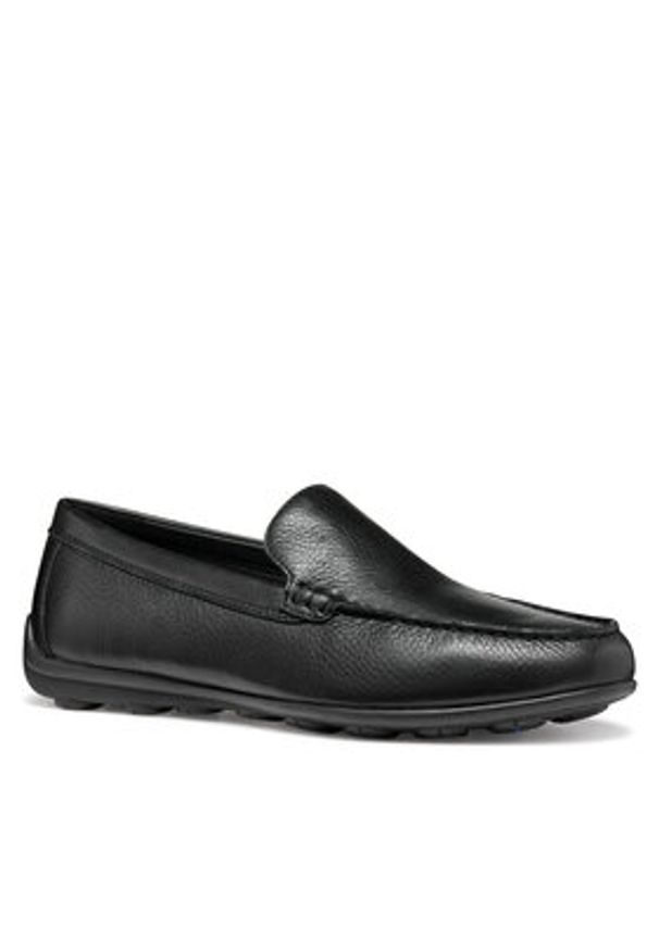 Geox Mokasyny U Spherica Ec16 U55HYA 00046 C9999 Czarny. Kolor: czarny. Materiał: skóra