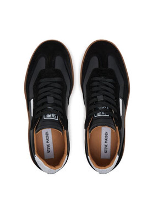 Steve Madden Sneakersy Euphoria SM11003591 Czarny. Kolor: czarny. Materiał: skóra