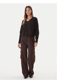 Vero Moda Sweter Aquarius 10331898 Brązowy Regular Fit. Kolor: brązowy. Materiał: syntetyk #4