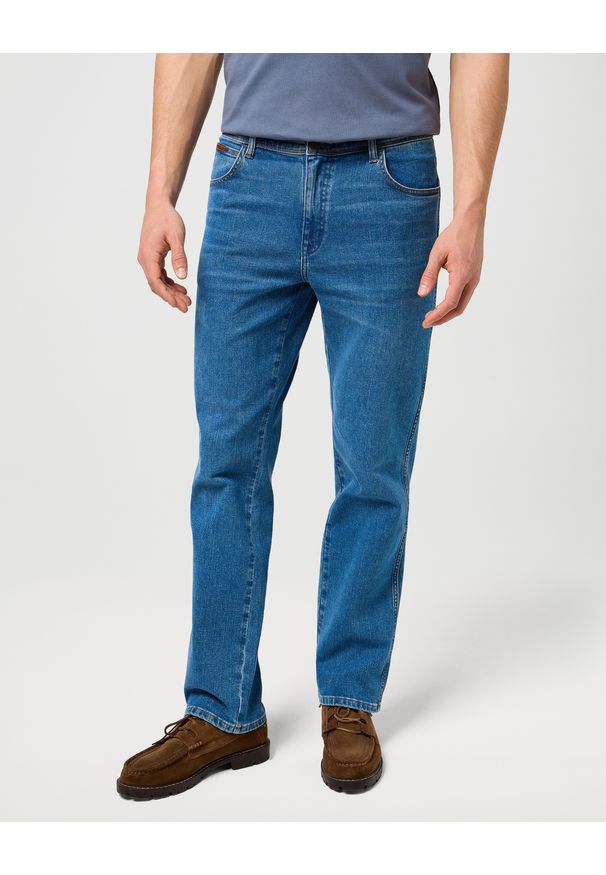 Wrangler - MESKIE SPODNIE JEANSOWE WRANGLER TEXAS GRANITE BOULDER 112373154