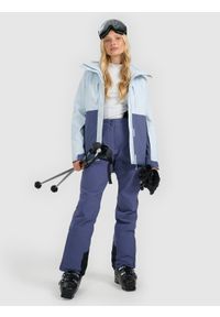 4f - 4F Kurtka narciarska membrana 8000 damska - niebieska L. Kolor: niebieski. Materiał: poliester, materiał. Wzór: gładki. Sezon: zima #2
