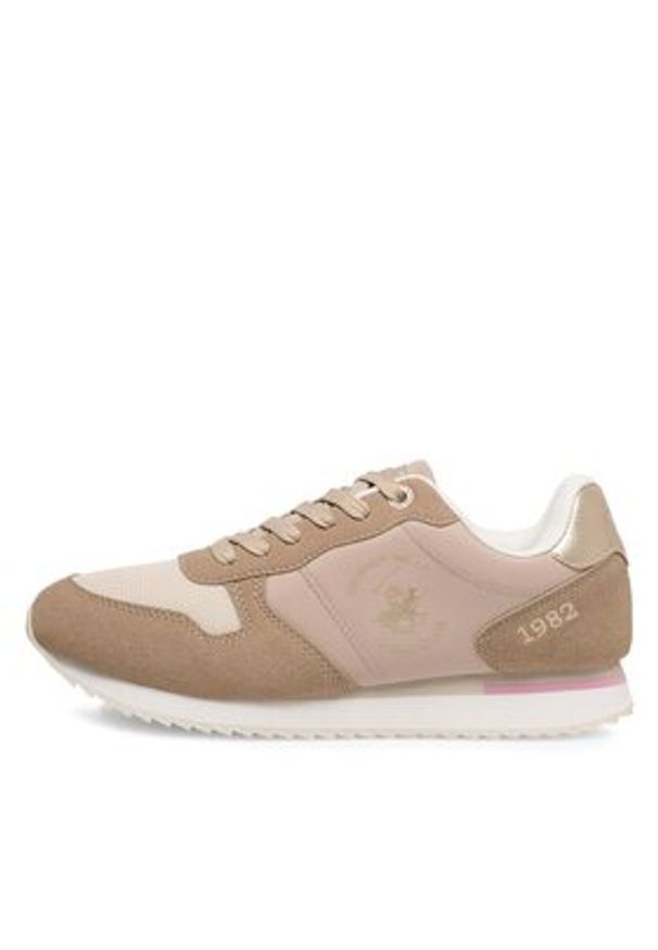 Beverly Hills Polo Club Sneakersy W-VSS24003 Beżowy. Kolor: beżowy. Materiał: materiał