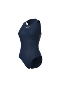 Damski kostium kąpielowy 1-częściowy Arena Team Solid. Kolor: niebieski, wielokolorowy, biały #1