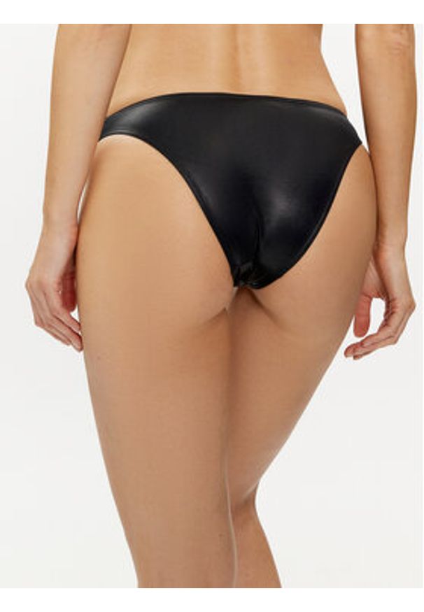 Calvin Klein Swimwear Dół od bikini KW0KW02361 Czarny. Kolor: czarny. Materiał: syntetyk