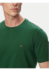 TOMMY HILFIGER - Tommy Hilfiger T-Shirt Ess Seasonal MW0MW39995 Zielony ciemny Regular Fit. Kolor: zielony. Materiał: bawełna #3
