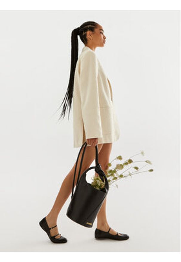 JACQUEMUS Plecak Le Petit Tourni 245BA366-3173 Czarny. Kolor: czarny. Materiał: skóra