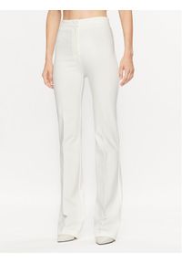 Pinko Spodnie materiałowe 100054 A15M Biały Wide Leg. Kolor: biały. Materiał: wiskoza #1