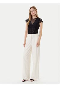 Morgan Body 201-DONAO.N Czarny Slim Fit. Kolor: czarny. Materiał: syntetyk #5