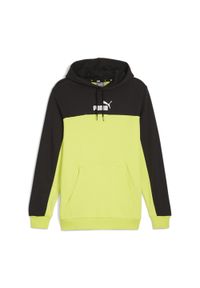Puma - Bluza męska PUMA ESS+ Block Hoodie TR. Kolor: czarny. Sport: piłka nożna
