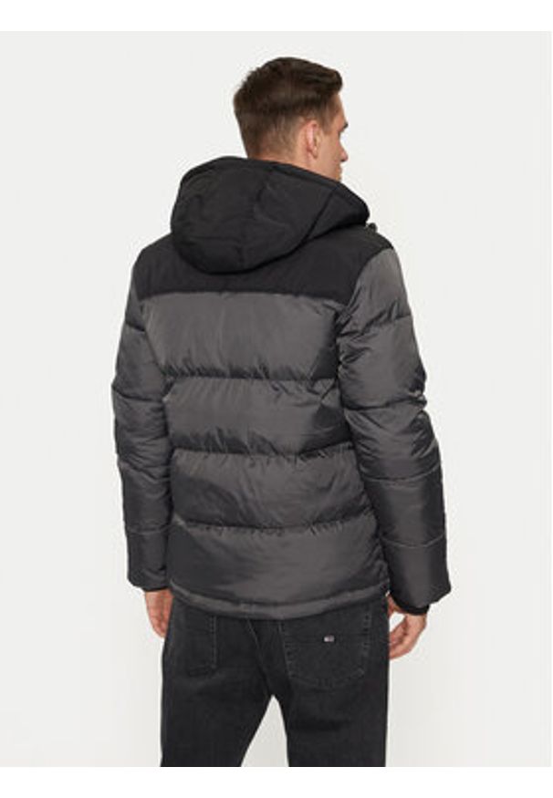 SCHOTT N.Y.C. Kurtka zimowa UTAH2 Szary Regular Fit. Kolor: szary. Materiał: syntetyk. Sezon: zima