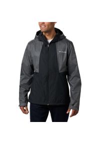 columbia - Kurtka Przeciwdeszczowa Męska Columbia Inner Limits II. Kolor: szary, wielokolorowy. Sport: turystyka piesza #1