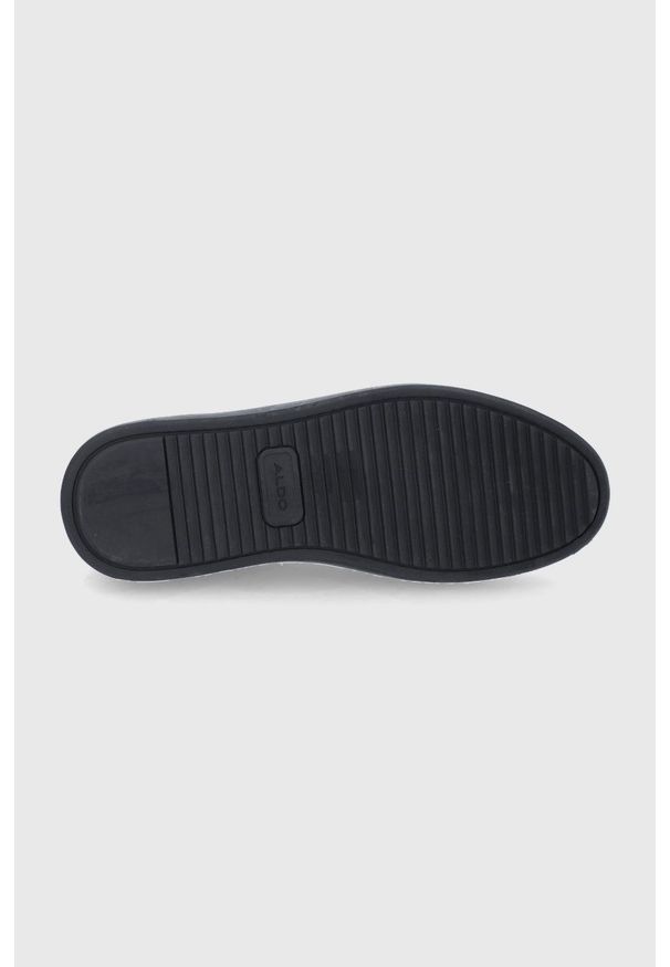 Aldo - Buty Dereck. Nosek buta: okrągły. Kolor: czarny. Materiał: guma. Obcas: na obcasie. Wysokość obcasa: niski