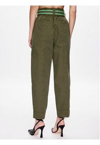 Pinko Spodnie materiałowe Rigore 100685 A0I4 Zielony Relaxed Fit. Kolor: zielony. Materiał: bawełna, materiał #4