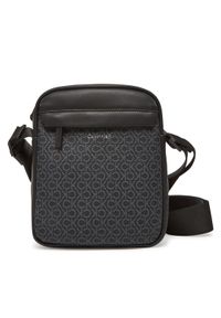 Calvin Klein Saszetka Ck Must Mono Reporter S LV04D3089G Czarny. Kolor: czarny. Materiał: skóra
