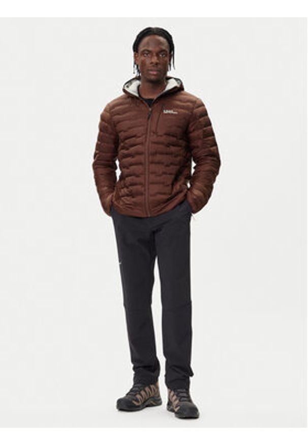 Jack Wolfskin Kurtka puchowa Passamani A61831 Brązowy Regular Fit. Kolor: brązowy. Materiał: syntetyk
