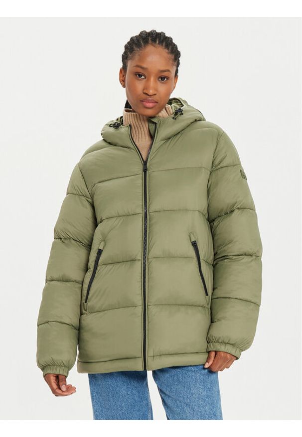 Napapijri Kurtka zimowa A-Box Logo NP0A4HZ2 Zielony Regular Fit. Kolor: zielony. Materiał: syntetyk. Sezon: zima