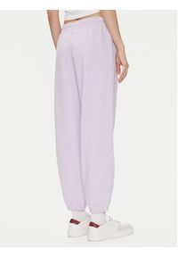 Calvin Klein Jeans Spodnie dresowe Monologo LV047B235G Fioletowy Regular Fit. Kolor: fioletowy. Materiał: bawełna #3
