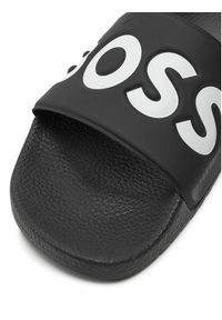 BOSS Klapki Aryeh 50536835 Czarny. Kolor: czarny. Materiał: skóra