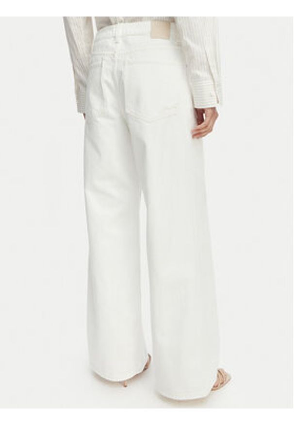 BOSS Jeansy C Slouchy MR 2.0 50558723 Biały Relaxed Fit. Kolor: biały