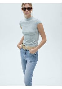 mango - Mango Jeansy Claudia 77064069 Niebieski Skinny Fit. Kolor: niebieski #5