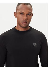 Karl Lagerfeld - KARL LAGERFELD Longsleeve 755052 554235 Czarny Regular Fit. Typ kołnierza: dekolt w karo. Kolor: czarny. Materiał: bawełna. Długość rękawa: długi rękaw #5