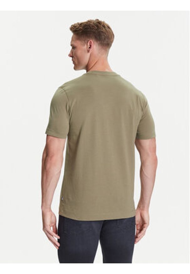 BOSS T-Shirt Thompson 01 Zielony Regular Fit. Kolor: zielony. Materiał: bawełna