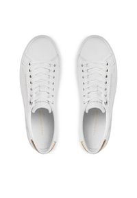 TOMMY HILFIGER - Tommy Hilfiger Sneakersy Essential Vulc Canvas Sneaker FW0FW07682 Biały. Kolor: biały #2