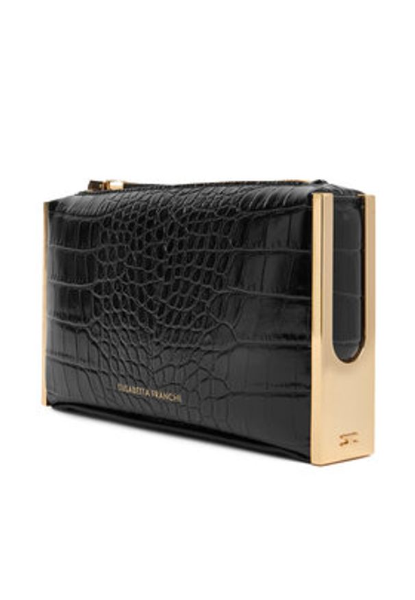 Elisabetta Franchi Torebka BS-51A-56E2-V240 Czarny. Kolor: czarny. Materiał: skórzane