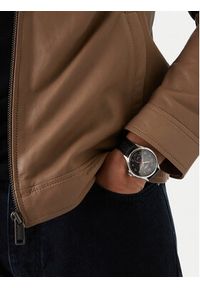 Casio Zegarek MTP-M110L-1AVER Czarny. Kolor: czarny. Materiał: skóra #3