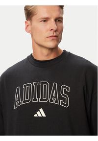 Adidas - adidas T-Shirt Trefoil Essentials IA7532 Czarny Loose Fit. Kolor: czarny. Materiał: bawełna #4