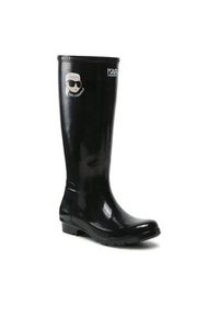 Karl Lagerfeld - KARL LAGERFELD Kalosze KL47090N Czarny. Kolor: czarny. Materiał: syntetyk #3