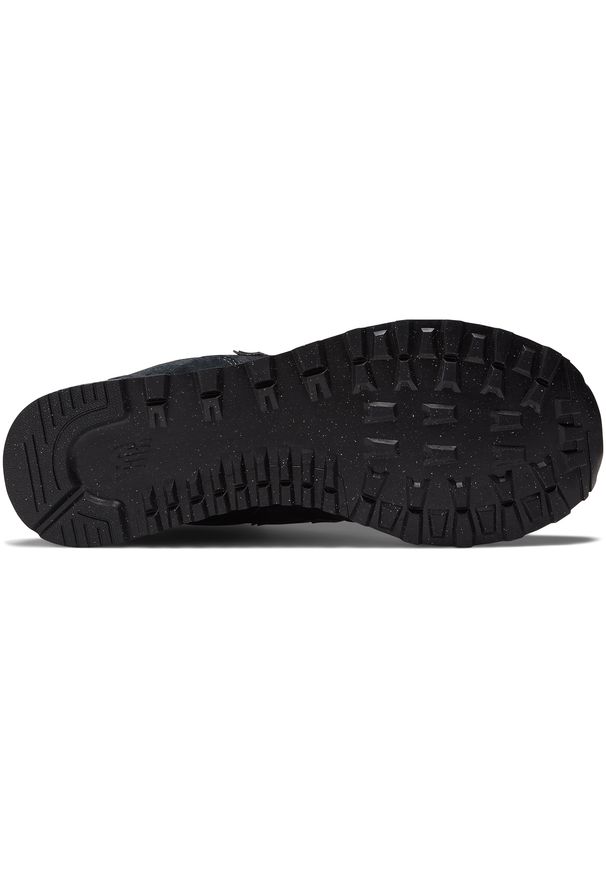 Buty męskie New Balance ML574EVE - czarne. Okazja: na co dzień. Kolor: czarny. Materiał: syntetyk, zamsz, materiał, guma. Szerokość cholewki: normalna. Model: New Balance 574