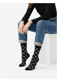 Nine West Skarpety długie CEO_BR_NW_Silver_01_Z_AW25 (3 PACK) Czarny. Kolor: czarny. Materiał: materiał, wiskoza #4