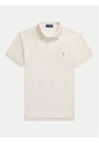 Polo Ralph Lauren Polo 710536856417 Écru Slim Fit. Typ kołnierza: polo. Materiał: bawełna