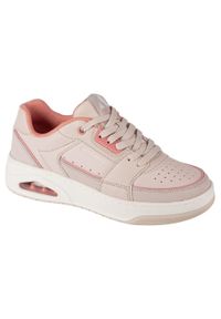 skechers - Buty sportowe Sneakersy damskie, Skechers Uno Court - Courted Style. Kolor: pomarańczowy. Sport: turystyka piesza